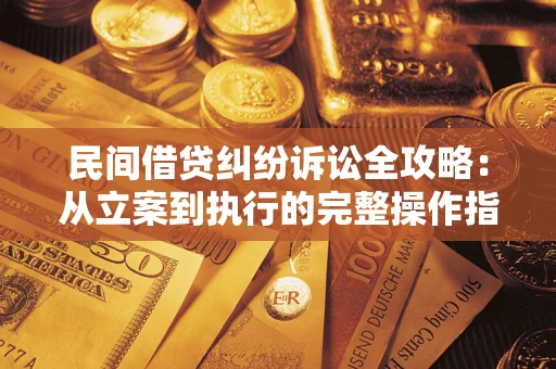 北京民间借贷纠纷诉讼全攻略：从立案到执行的完整操作指南