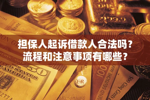 北京担保人起诉借款人合法吗？流程和注意事项有哪些？