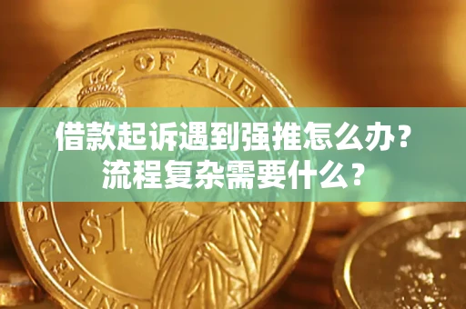 北京借款起诉遇到强推怎么办？流程复杂需要什么？